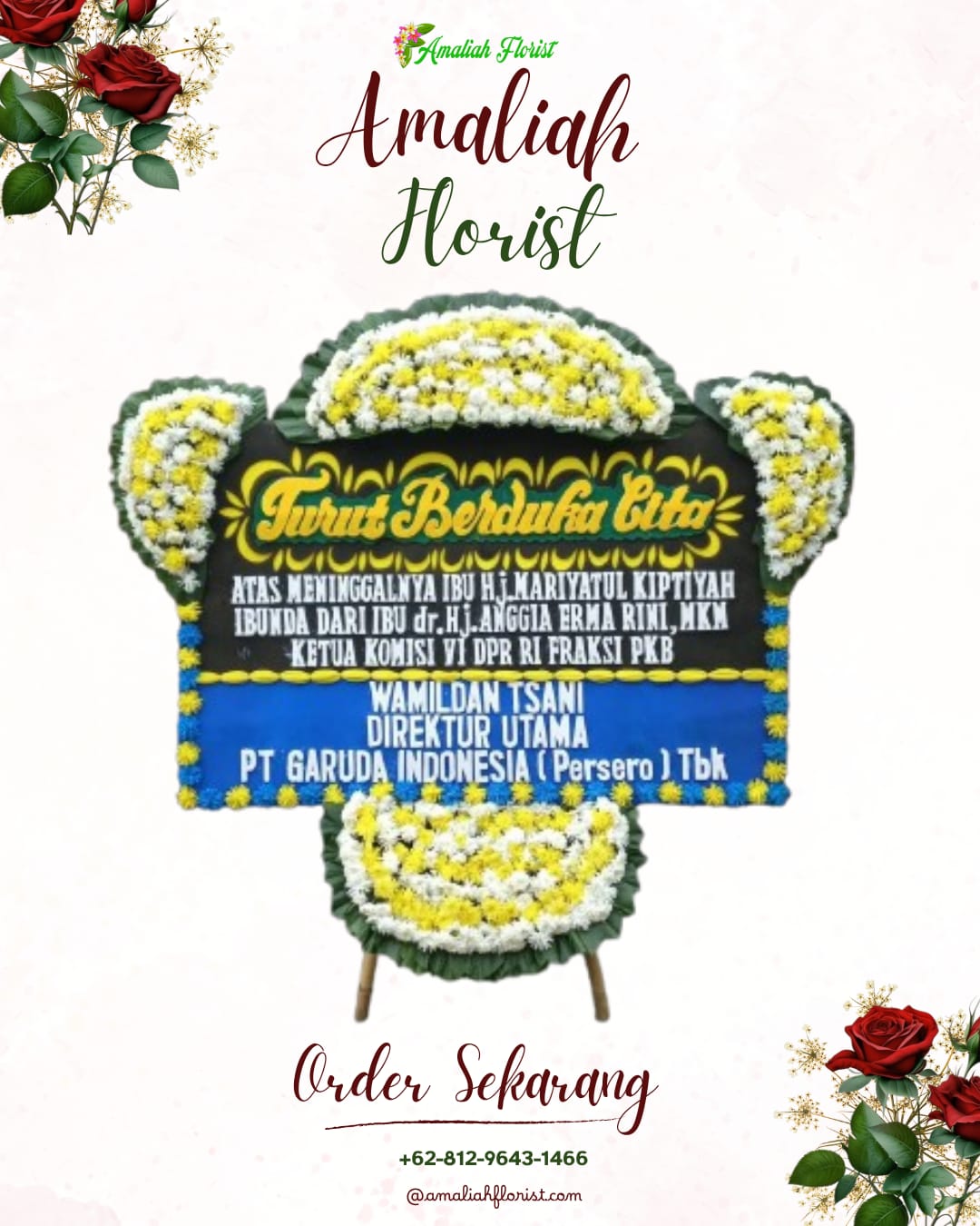 Papan Bunga Duka Oebobo